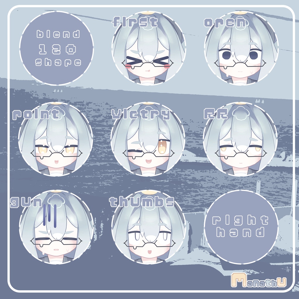 マナツ【オリジナル3Dモデル】