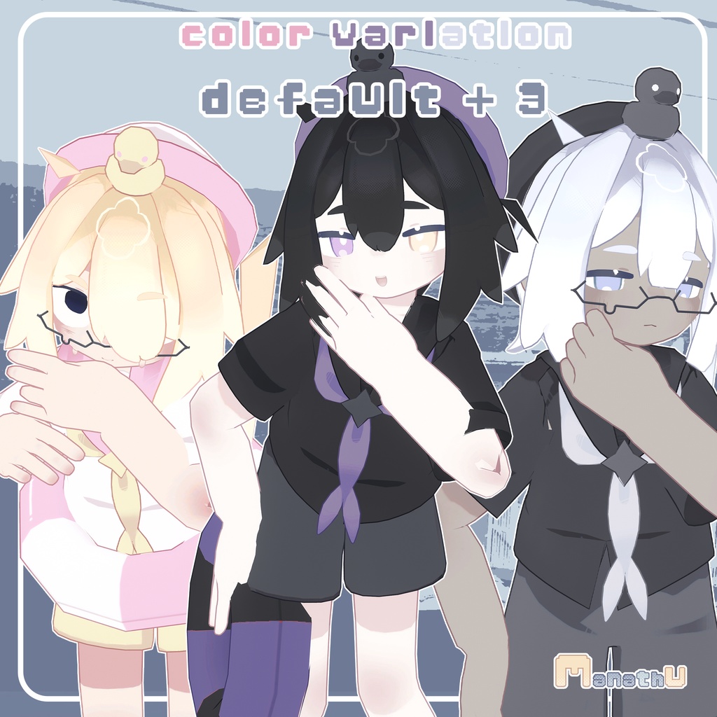 マナツ【オリジナル3Dモデル】