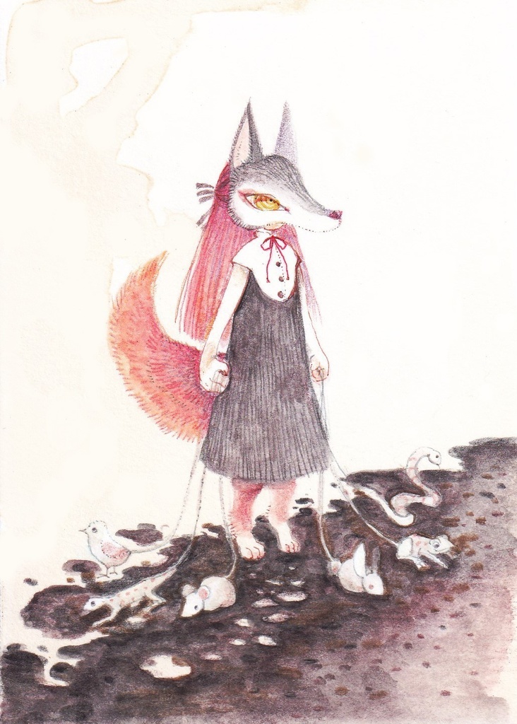 【原画】私の糧たる赤い糸