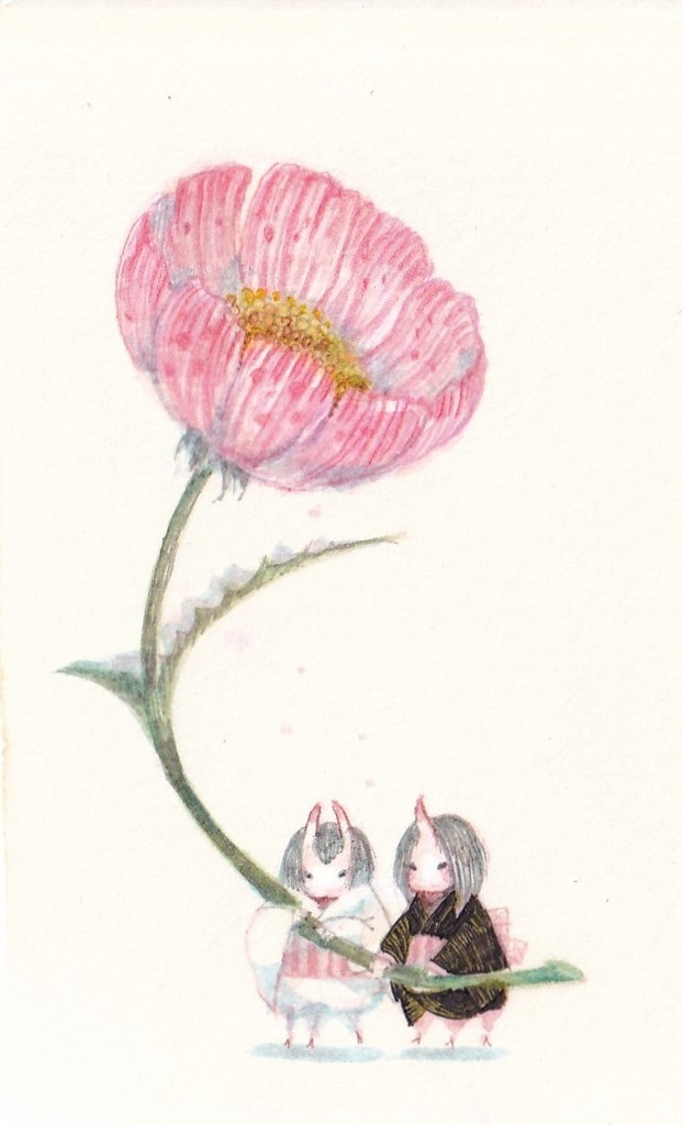 【原画】御伽の一輪