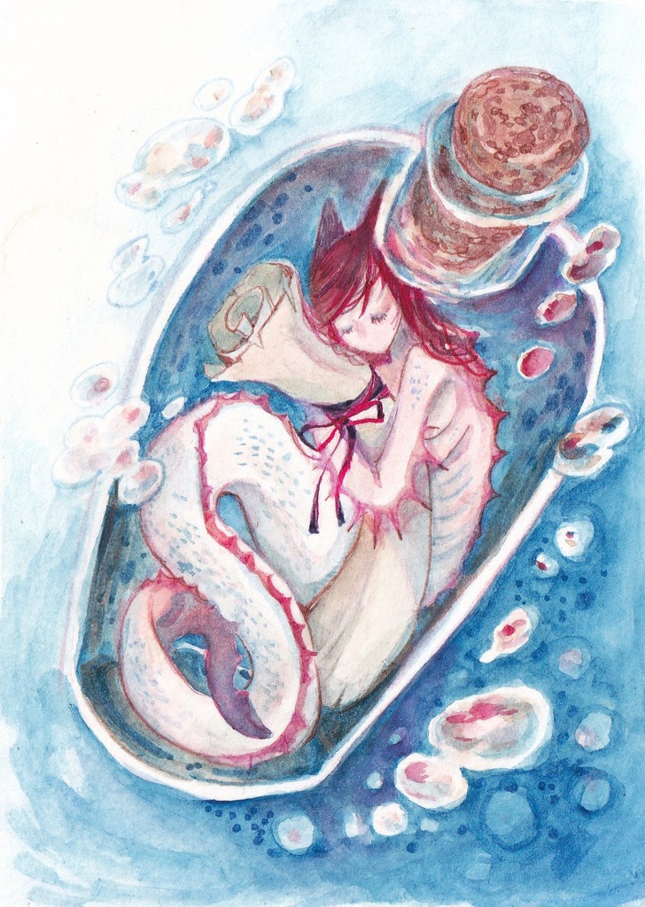 【原画】ボトルレター