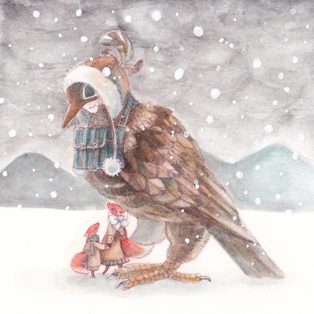 【原画】雪の原