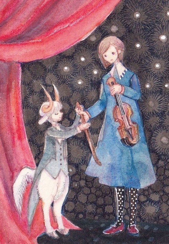 【原画】舞台袖