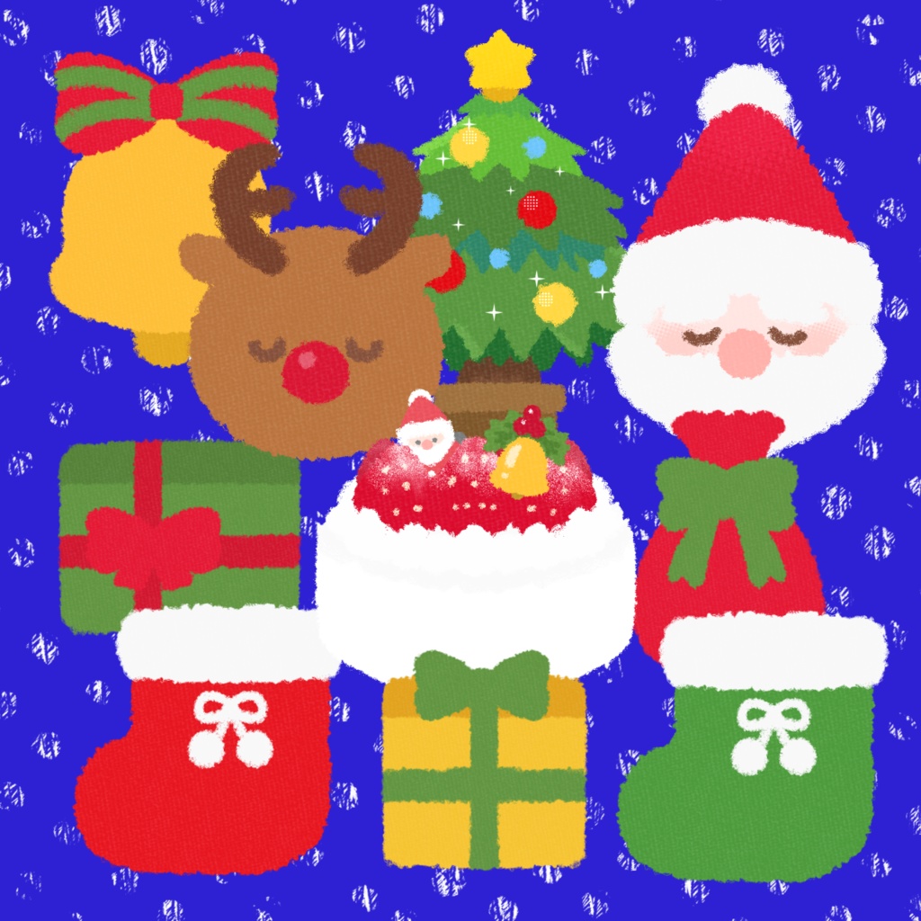 【期間限定無料】クリスマス素材【12種類】