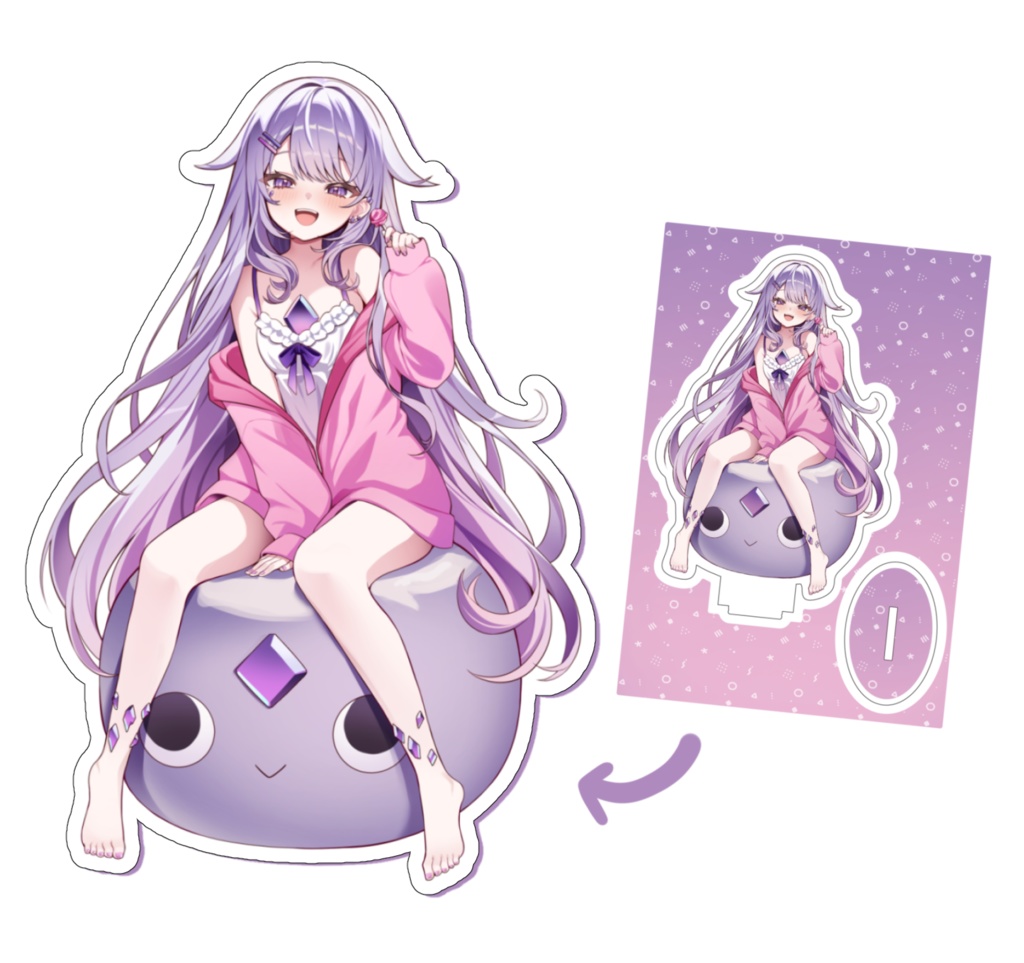 【C107】アクリルスタンド 部屋着ver