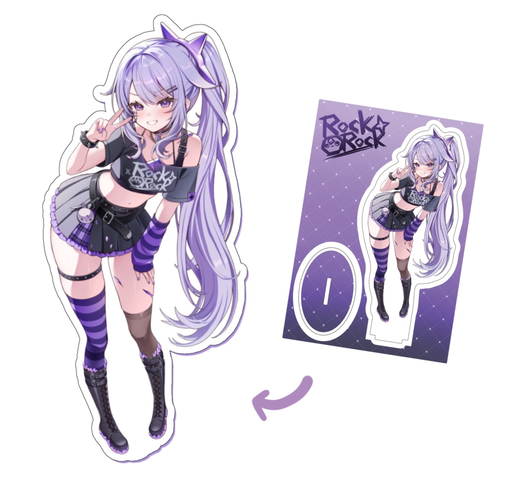 【C107】アクリルスタンド rock rock ver