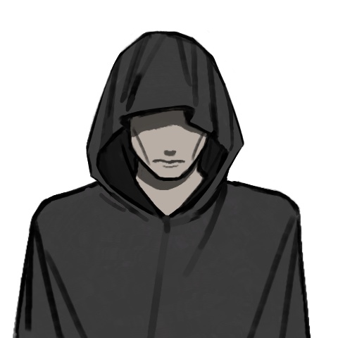ローブの男 イラスト