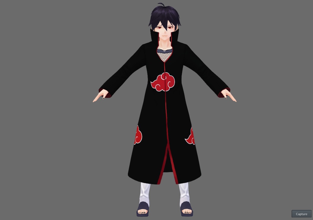 Vroid Itachi Akatsuki Cosplay