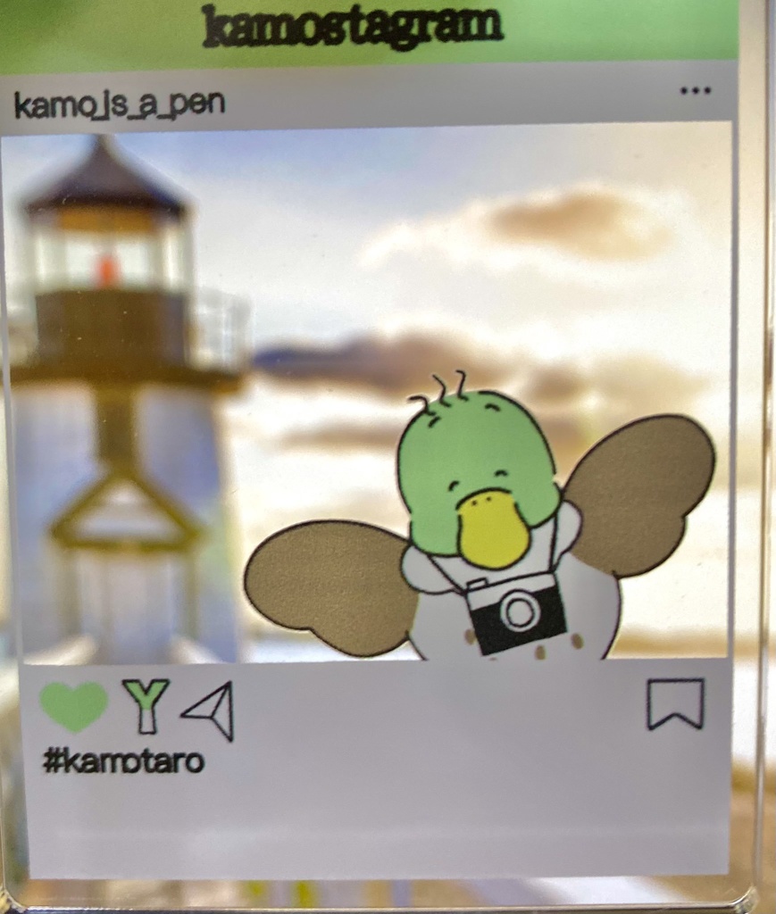 アクリルキーホルダー 【かもとおでかけ】