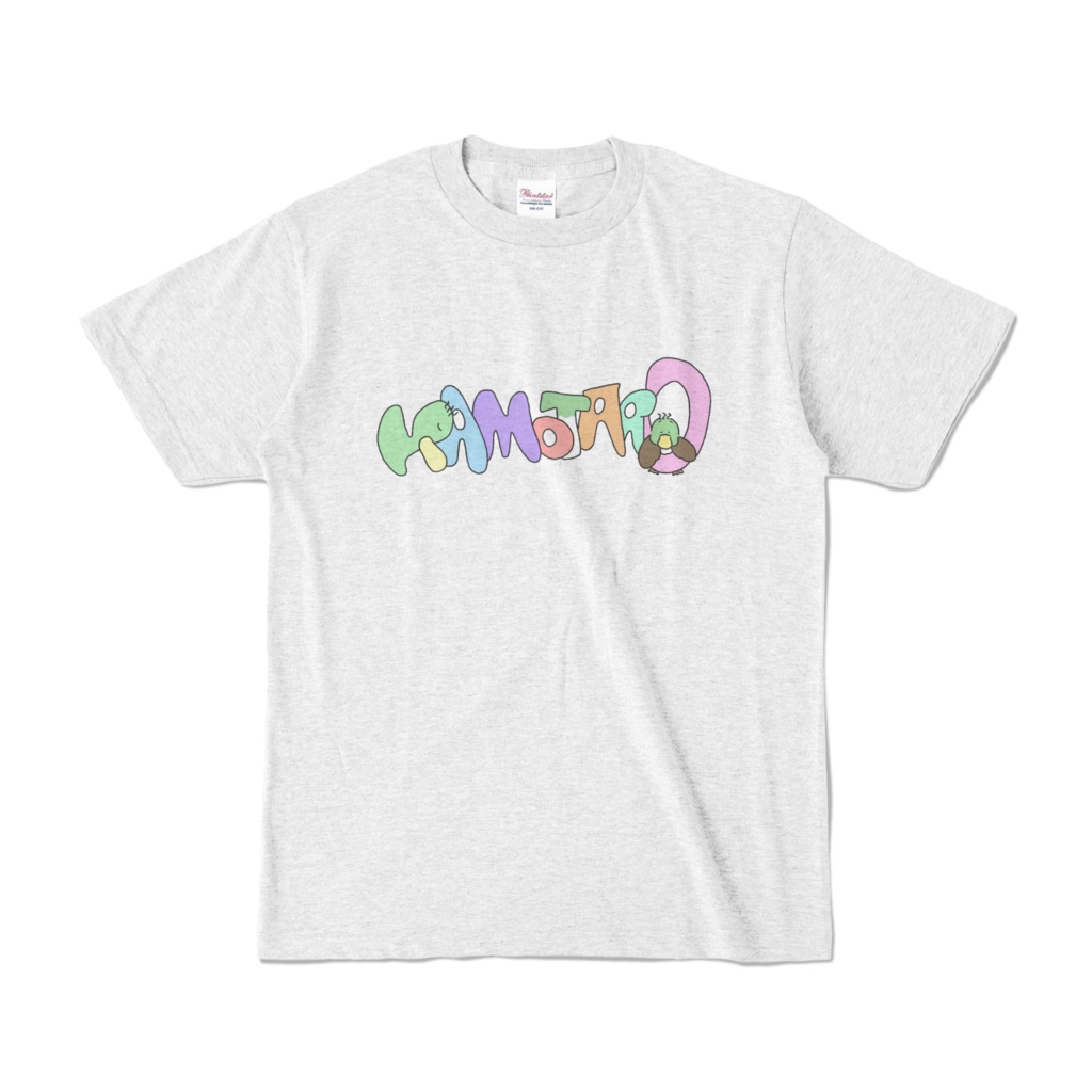 Tシャツ(アッシュ) 【ほんわかKAMOTARO】