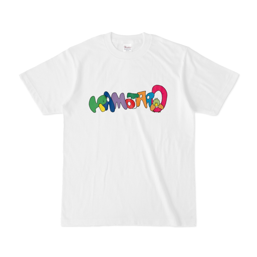 Tシャツ(白)　【カラフルKAMOTARO】
