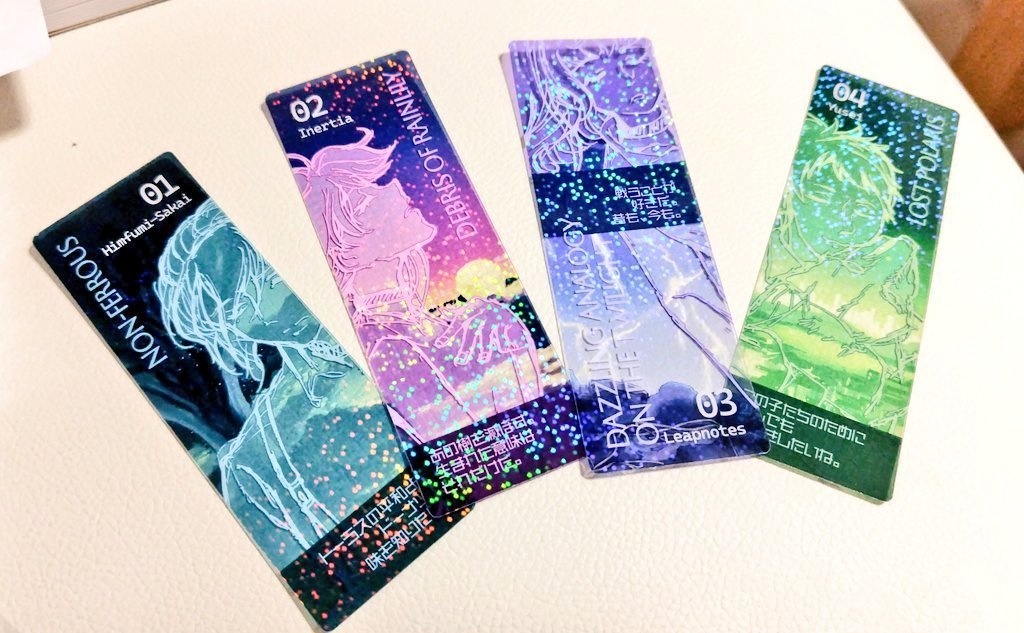 オリエント・オリエンス キャラクタークリアしおりセット vol.1