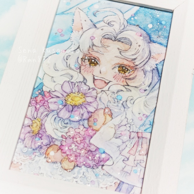 【新作2種】ミニ縦長原画