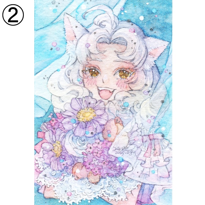 【新作2種】ミニ縦長原画