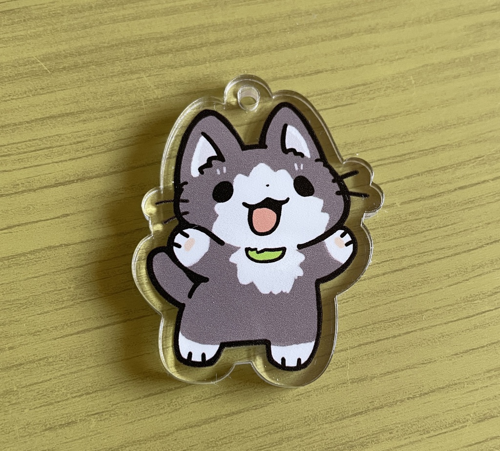 ちいさめアクキー・たびくろちゃん