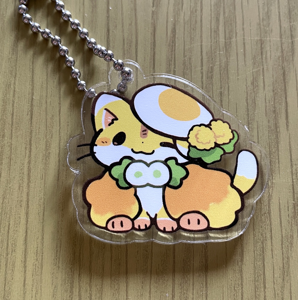 ちいさめアクキー・ハムねこちゃん