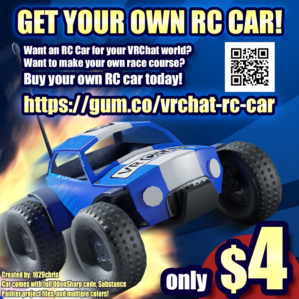 Remote Control Car for VRChat