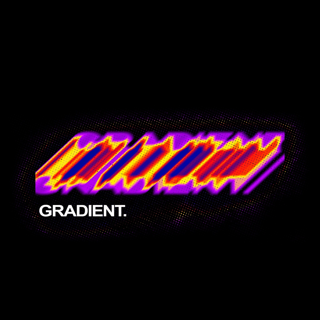 「Gradient.」Tシャツ