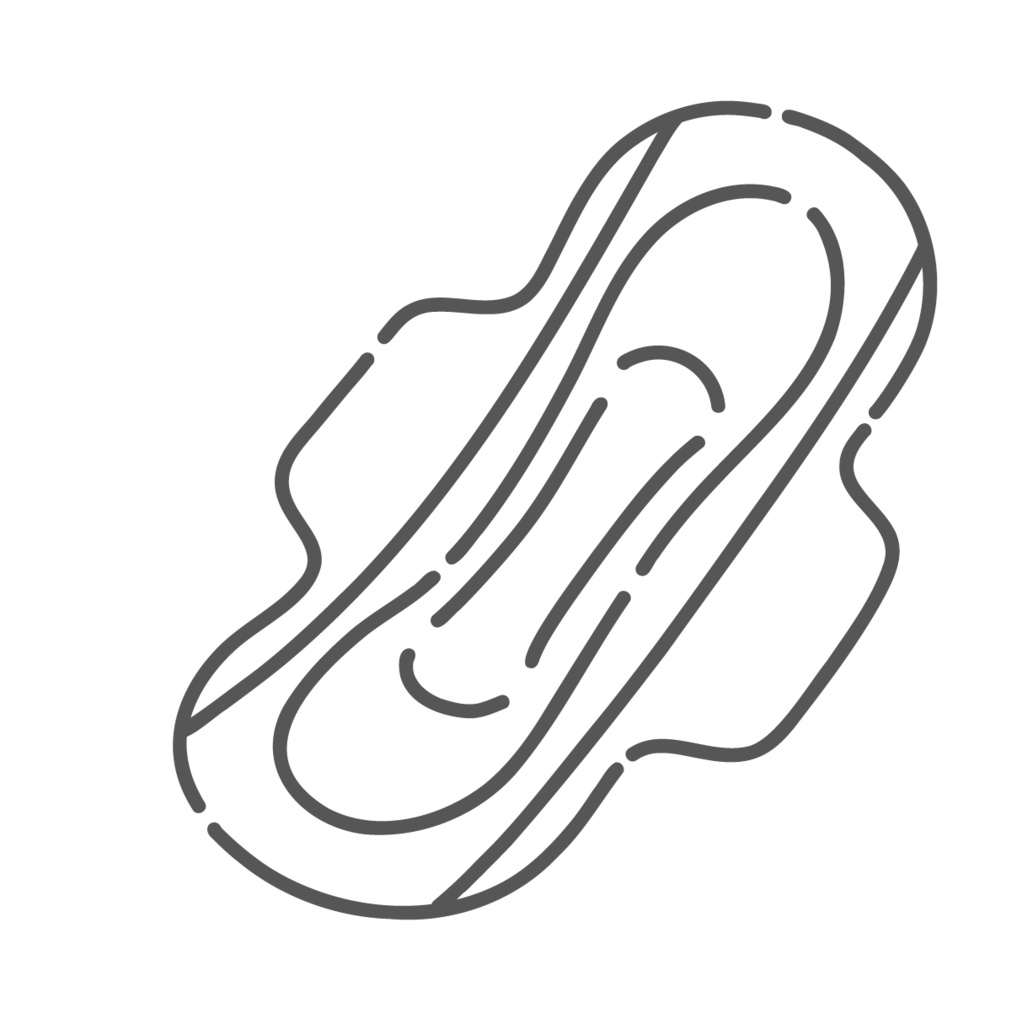 生理用品（ナプキン）のイラスト