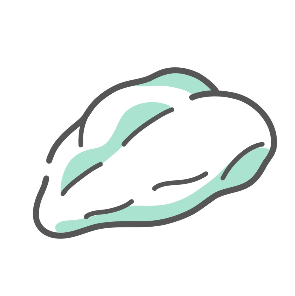 鶏肉（鶏むね肉）のイラスト