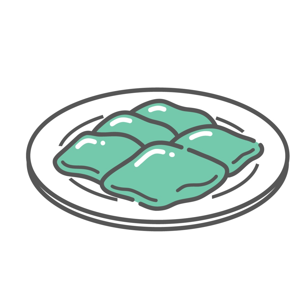レバーのイラスト（鉄分豊富な食材/貧血予防）