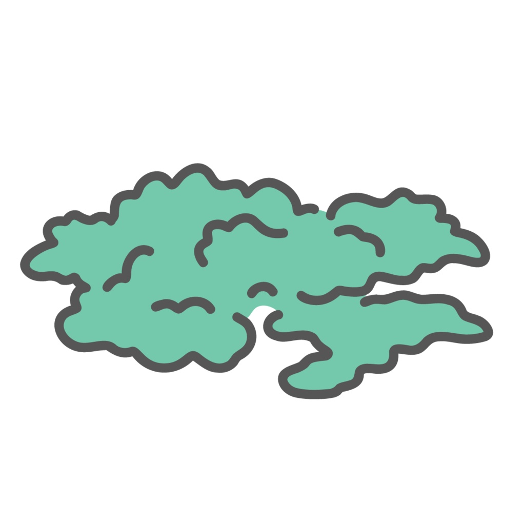 ブリストルスケール Type 6（泥状便・不定形の泥状）のイラスト