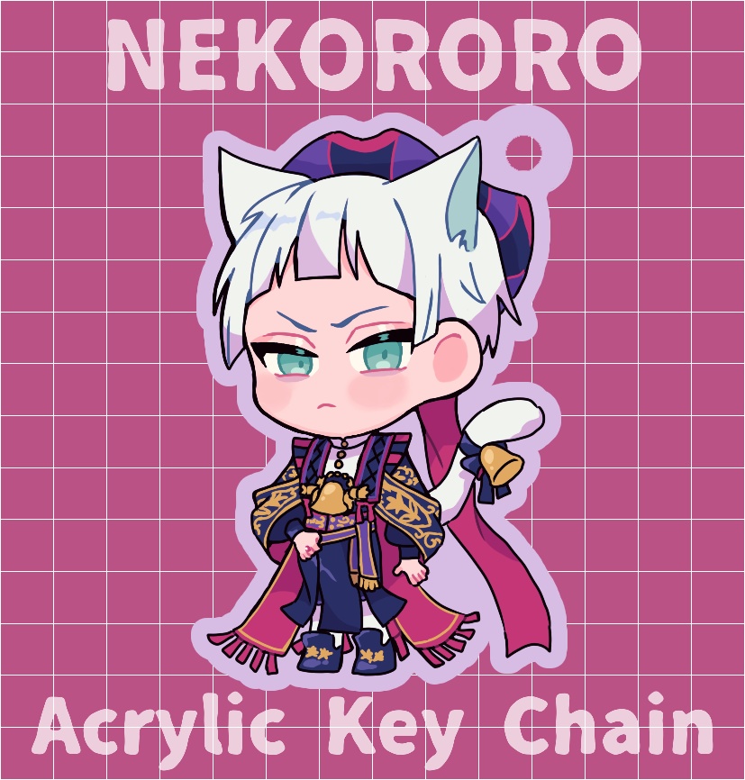 【再販】ねこロロアクリルキーホルダー