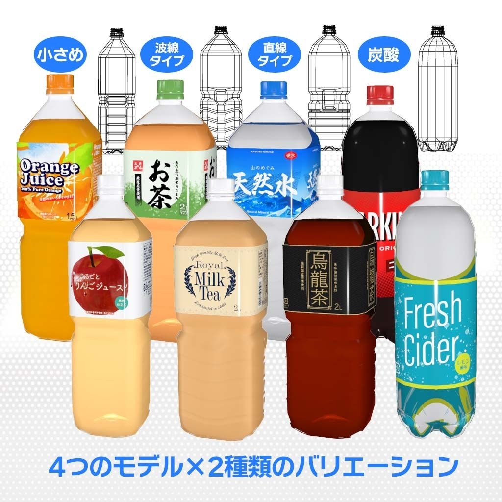 大きめサイズのペットボトル