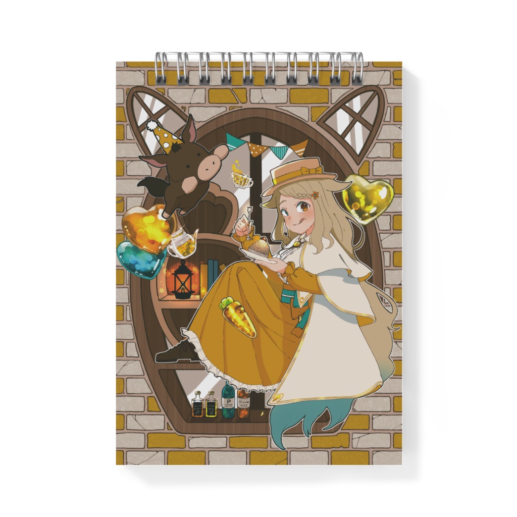 メモ帳 食いしん坊ぽわ 誕生日グッズ