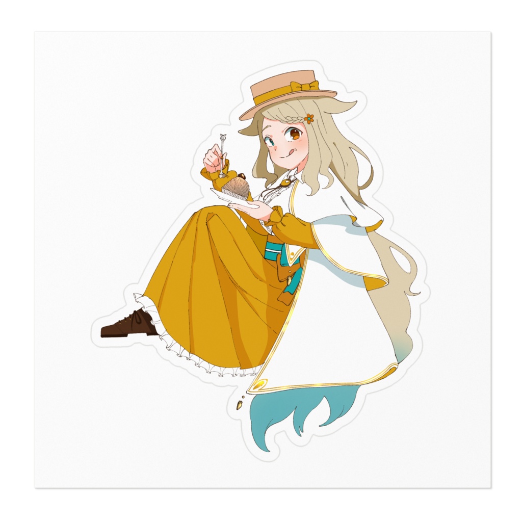 ステッカー 食いしん坊ぽわ 誕生日グッズ