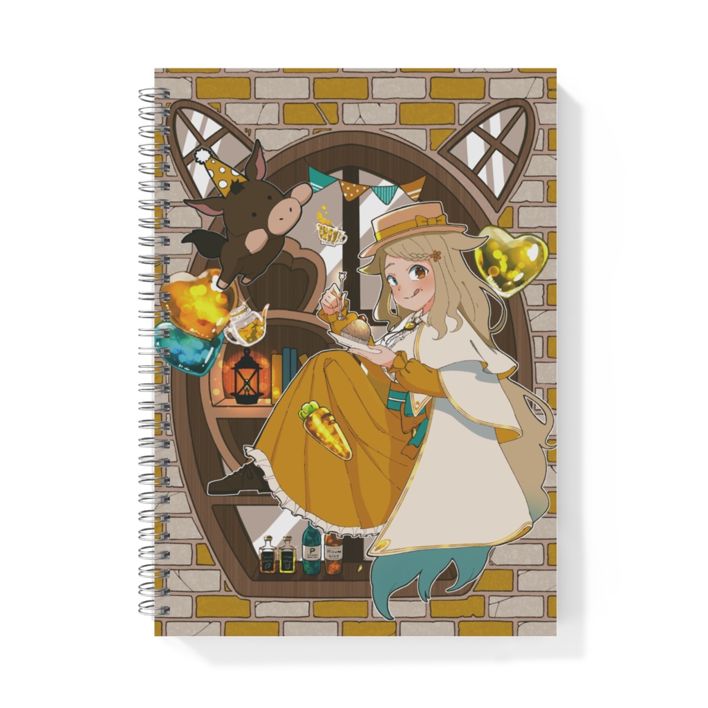 リングノートB5 食いしん坊ぽわ 誕生日グッズ