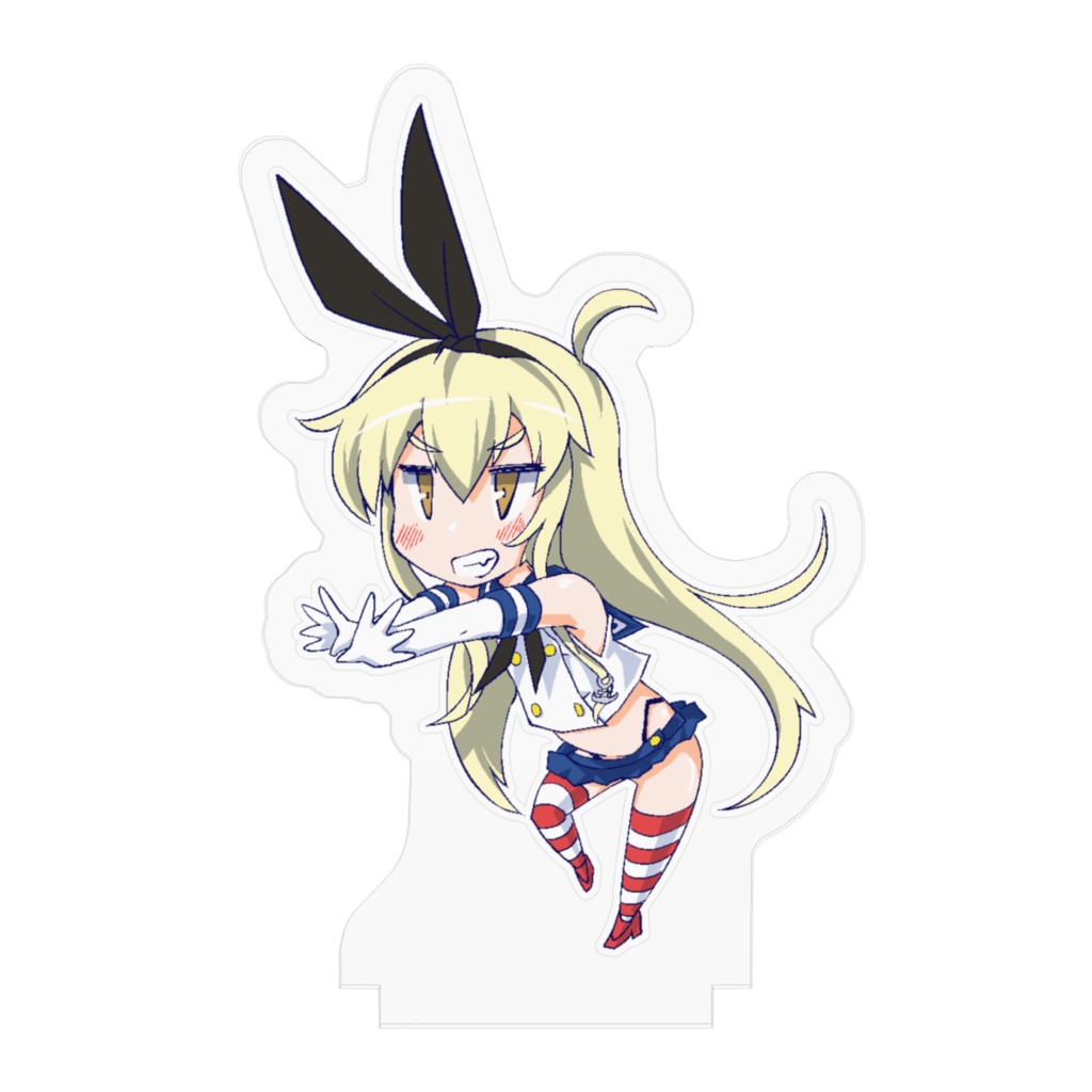 島風雪風天津風時津風のちっこいアクリルフィギュア