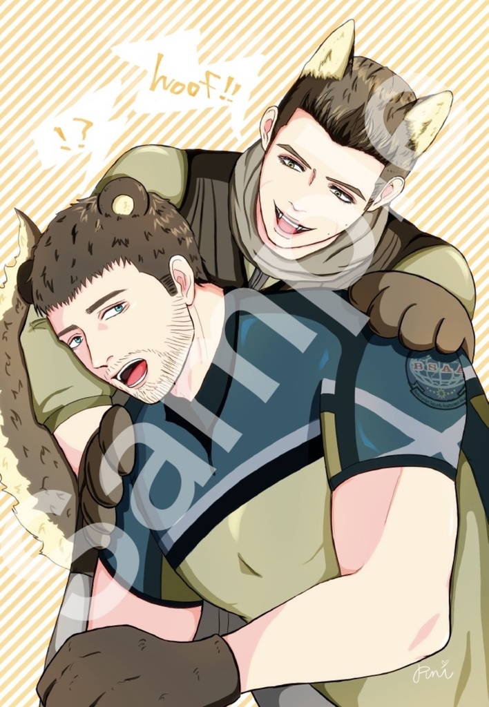 ポストカード2種＋ステッカー2種セット