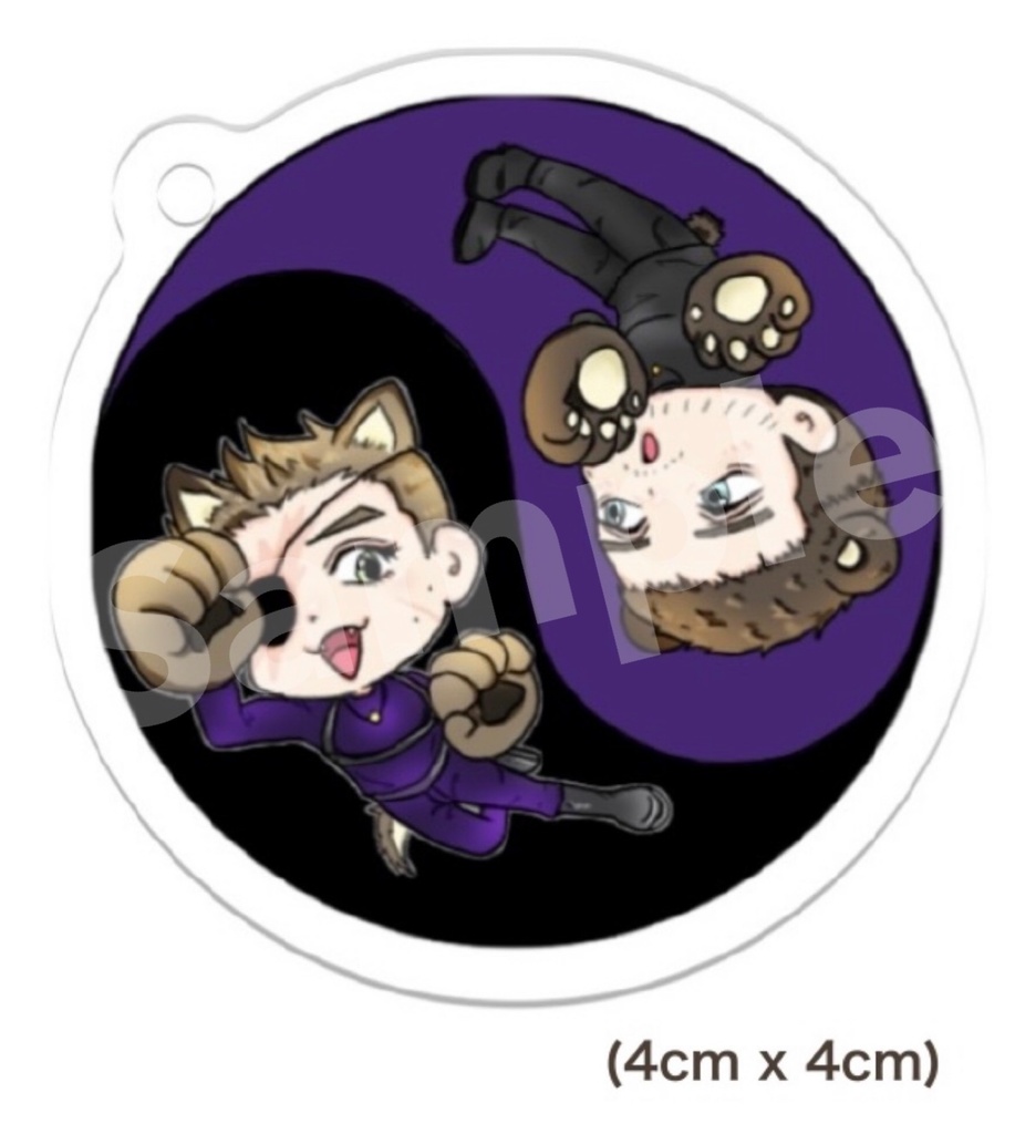 村ピアクリ　アクリルキーホルダー＋ステッカー2種セット