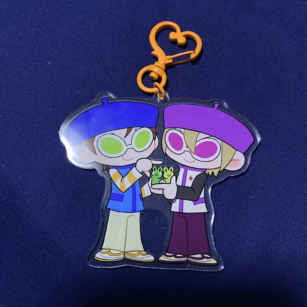 スギレオ両面アクリルキーホルダー
