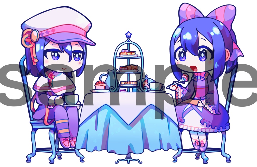 創作双子アクリルスタンド