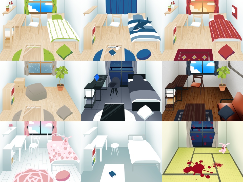 ROOMEDITOR(ココフォリアでキャラの自室を作るやつ)