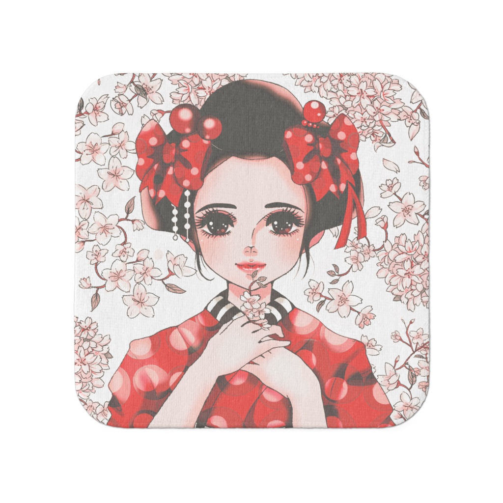 Showa Flowers Mini Towel