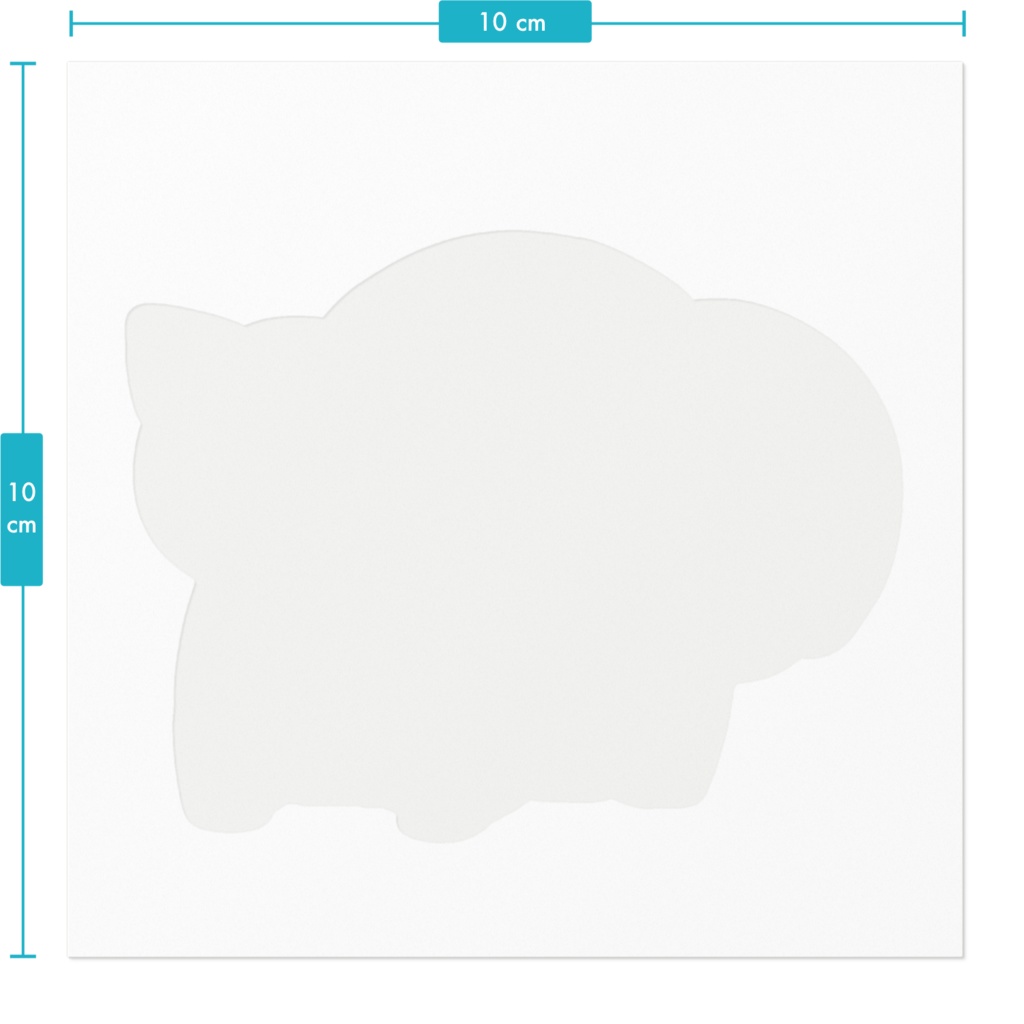 ふてねこステッカー やんのか