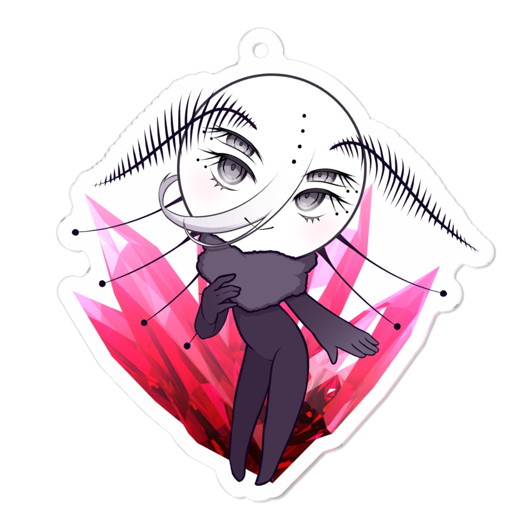 アクリルキーホルダー -mino-