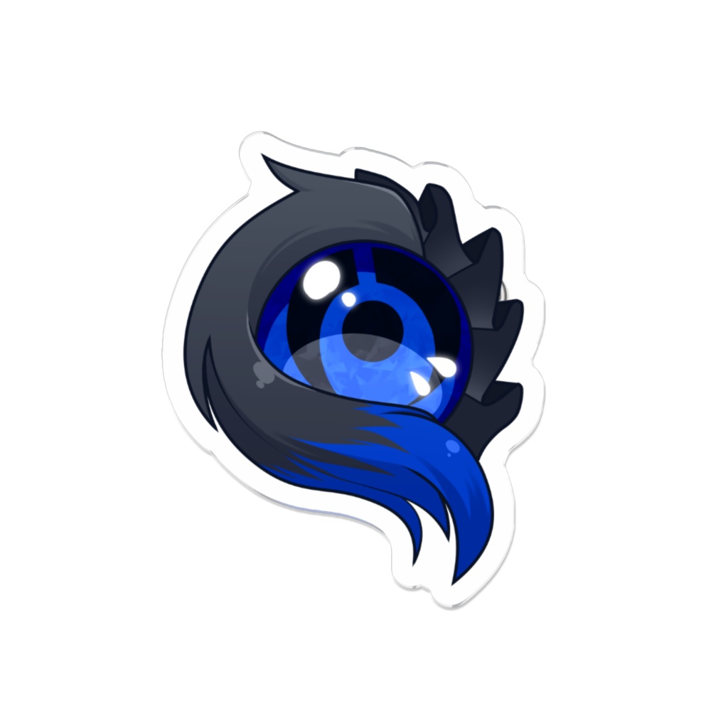 目玉アクリルバッジ -フロマティ-