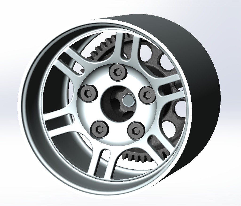 極東技術結社代表製3Dプリンター車体用ホイールデータセット