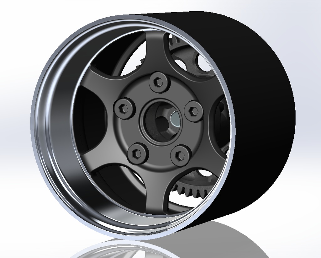 極東技術結社代表製3Dプリンター車体用ホイールデータセット