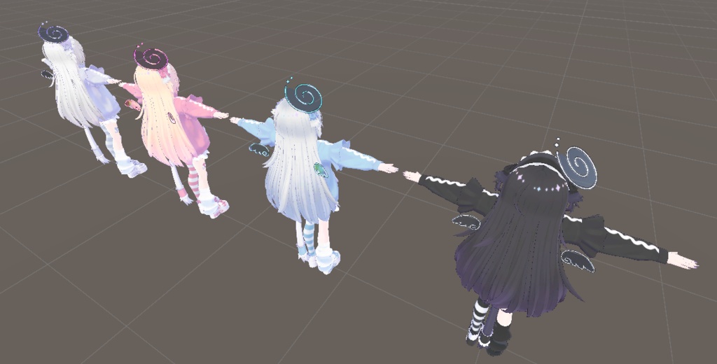 あのめあちゃん用 ネオンライトマテリアル