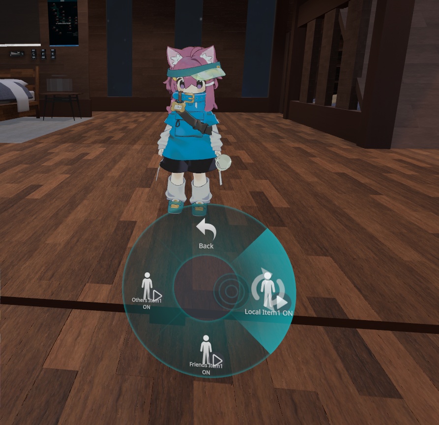 アバターギミック VisibilitySwitch ~自/友/他それぞれ表示非表示切り替えられるギミック~