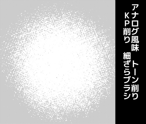 アナログ風味■細ざらブラシ