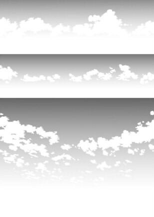 モノクロ用雲トーン 銅板風9枚セット