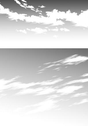 モノクロ用雲トーン 銅板風9枚セット