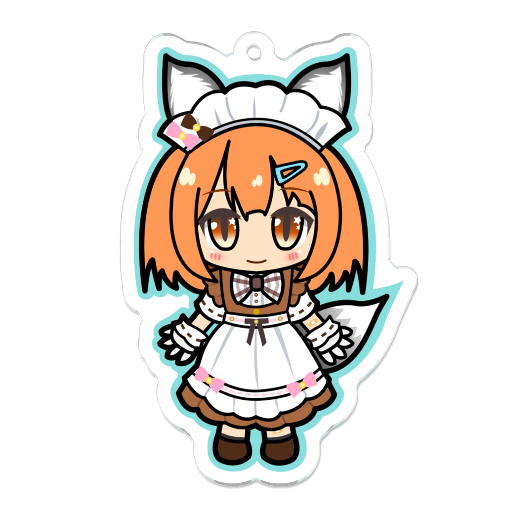 いろはさんアクリルキーホルダー(メイド服)