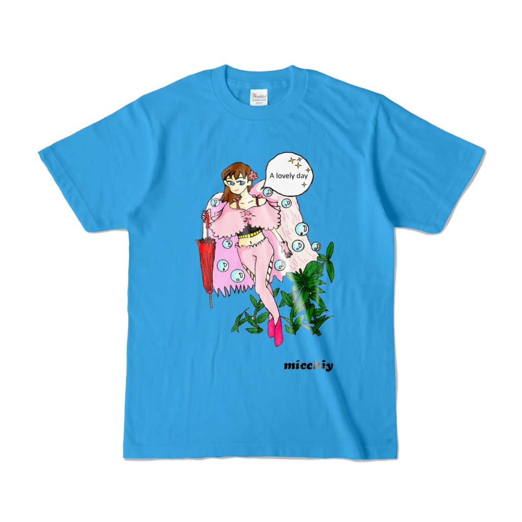 半袖Tシャツ ブルー系 13517070